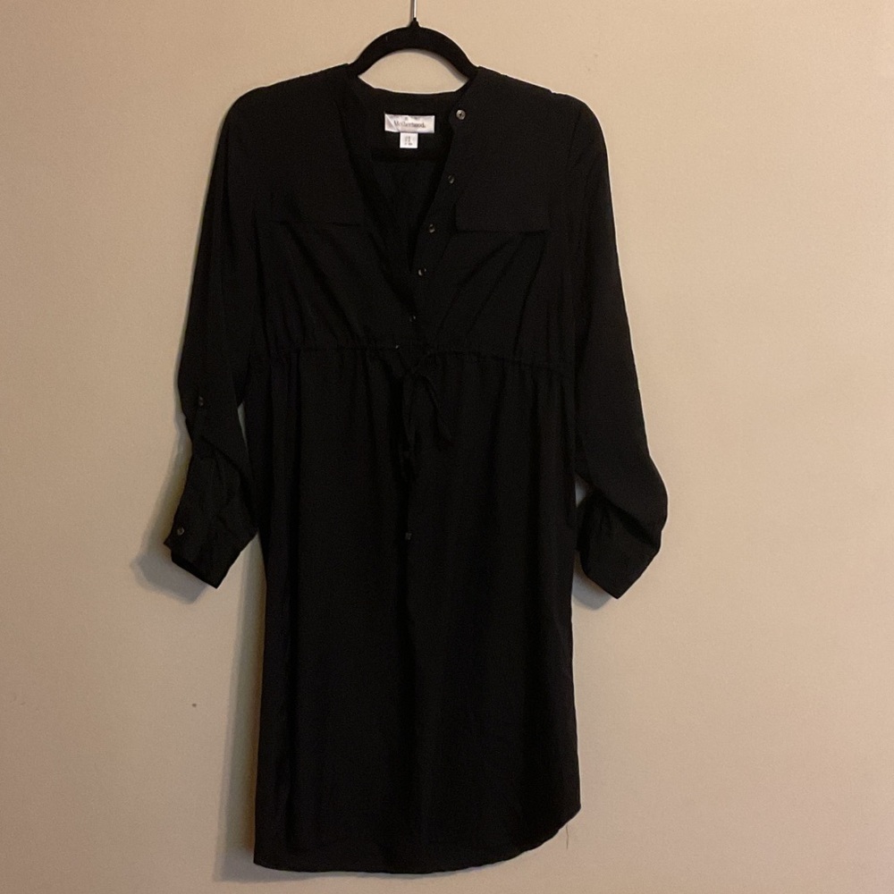 Motherhood Black Long Sleeve Dress